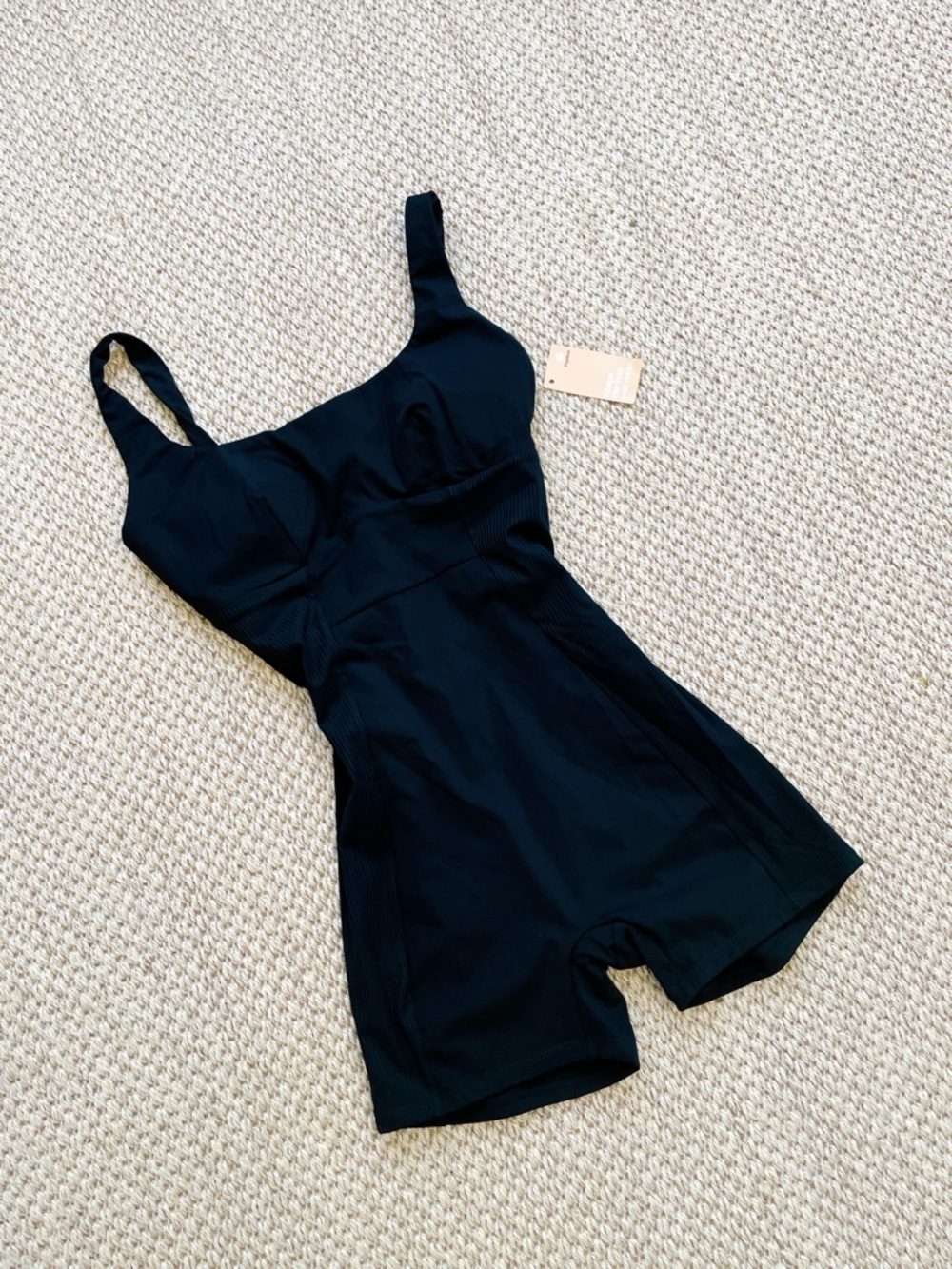 Popilush Black Shapewear Bodysuit Shorts Sculpting Size Small NWT